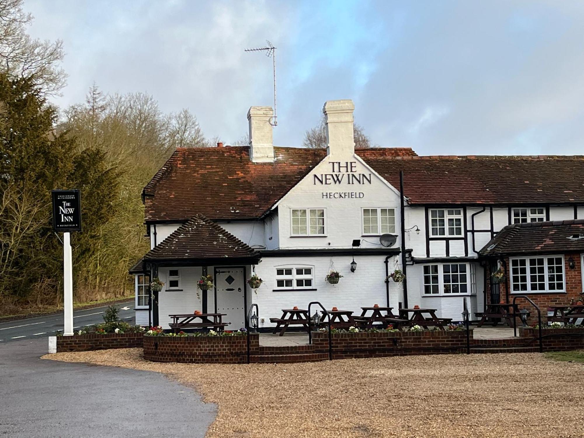 The New Inn Heckfield Hook  Eksteriør bilde