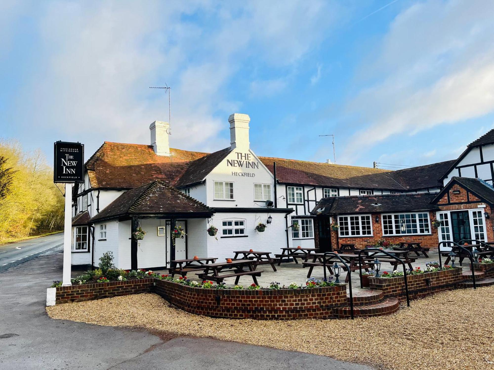 The New Inn Heckfield Hook  Eksteriør bilde